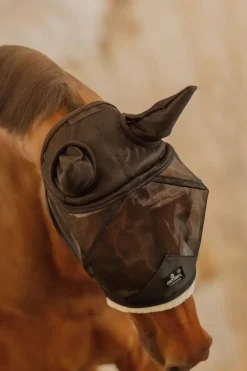 Kentucky Horsewear hautfreundliche Fliegemaske mit Ohren* Fliegenmasken & Fliegenfransen