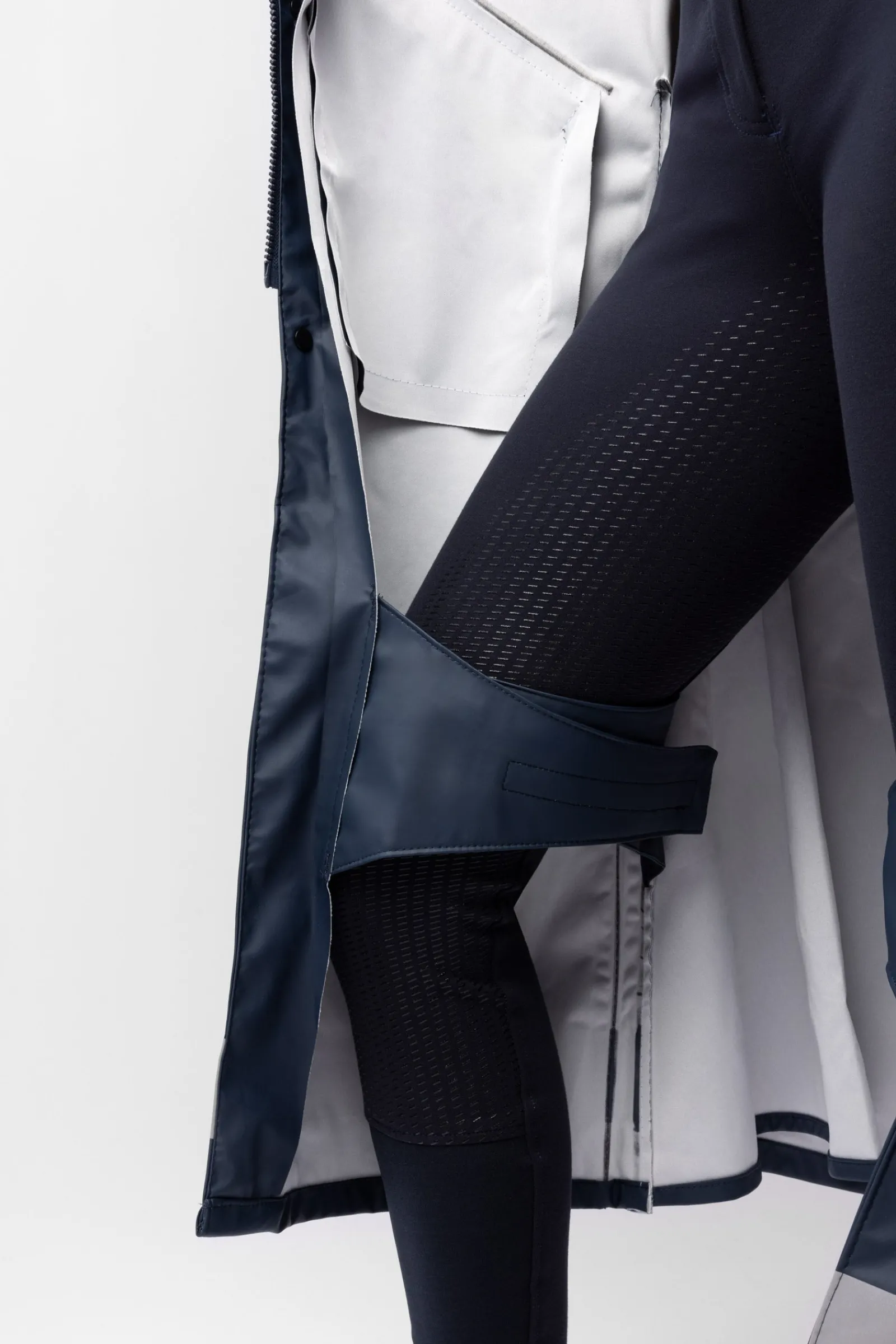 Horze Hazel Langer Damen-Regenmantel mit Schlitzen*Damen Mäntel & Jacken Für Damen