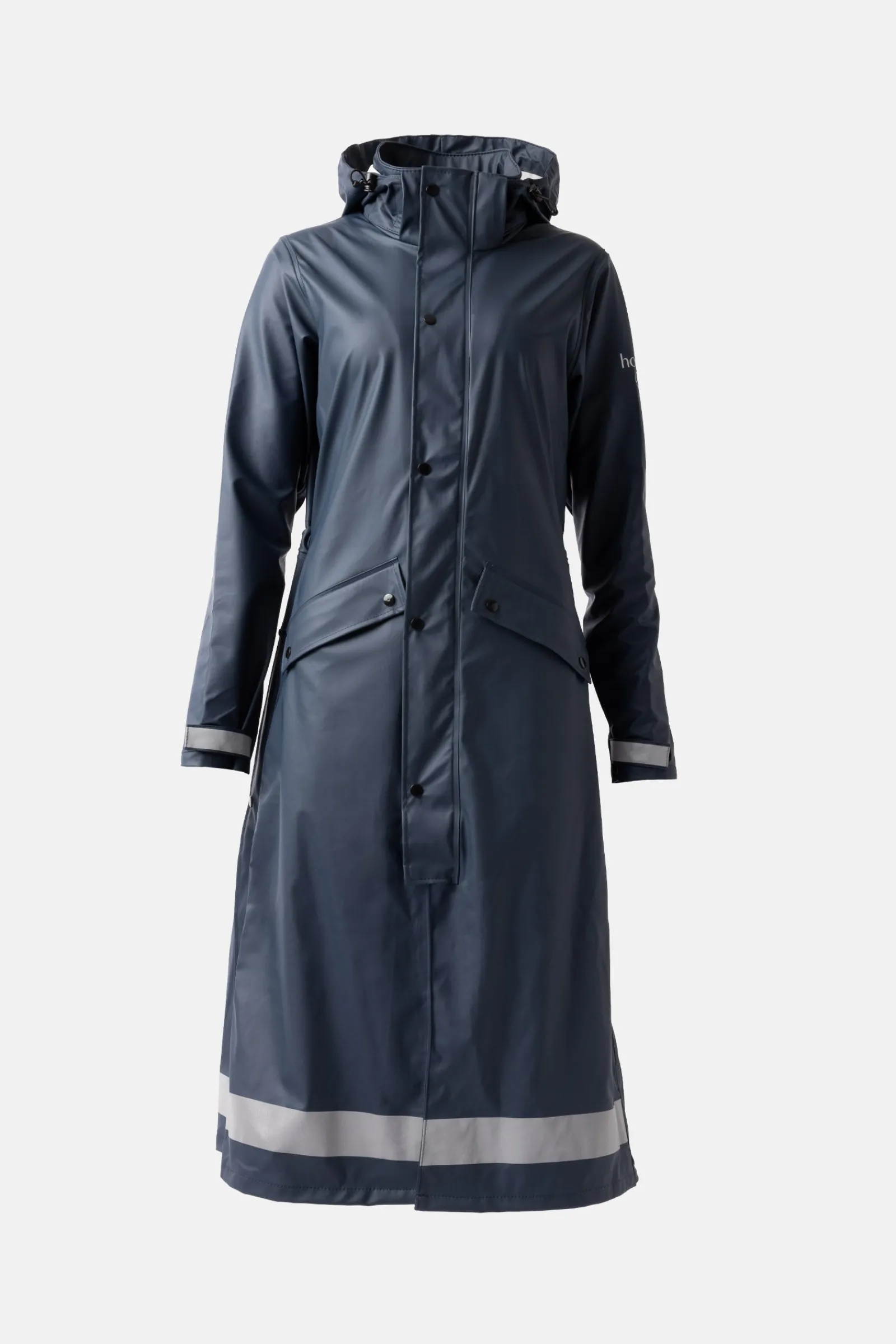 Horze Hazel Langer Damen-Regenmantel mit Schlitzen*Damen Mäntel & Jacken Für Damen
