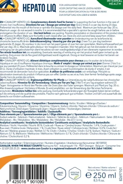 Cavalor Hepato Liq, 250 ml* Ergänzungsfuttermittel Für Pferde