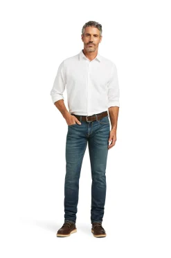 Ariat Herren M8 Modern Tekstretch Slim Leg Jeans*Herren Reithosen Für Herren