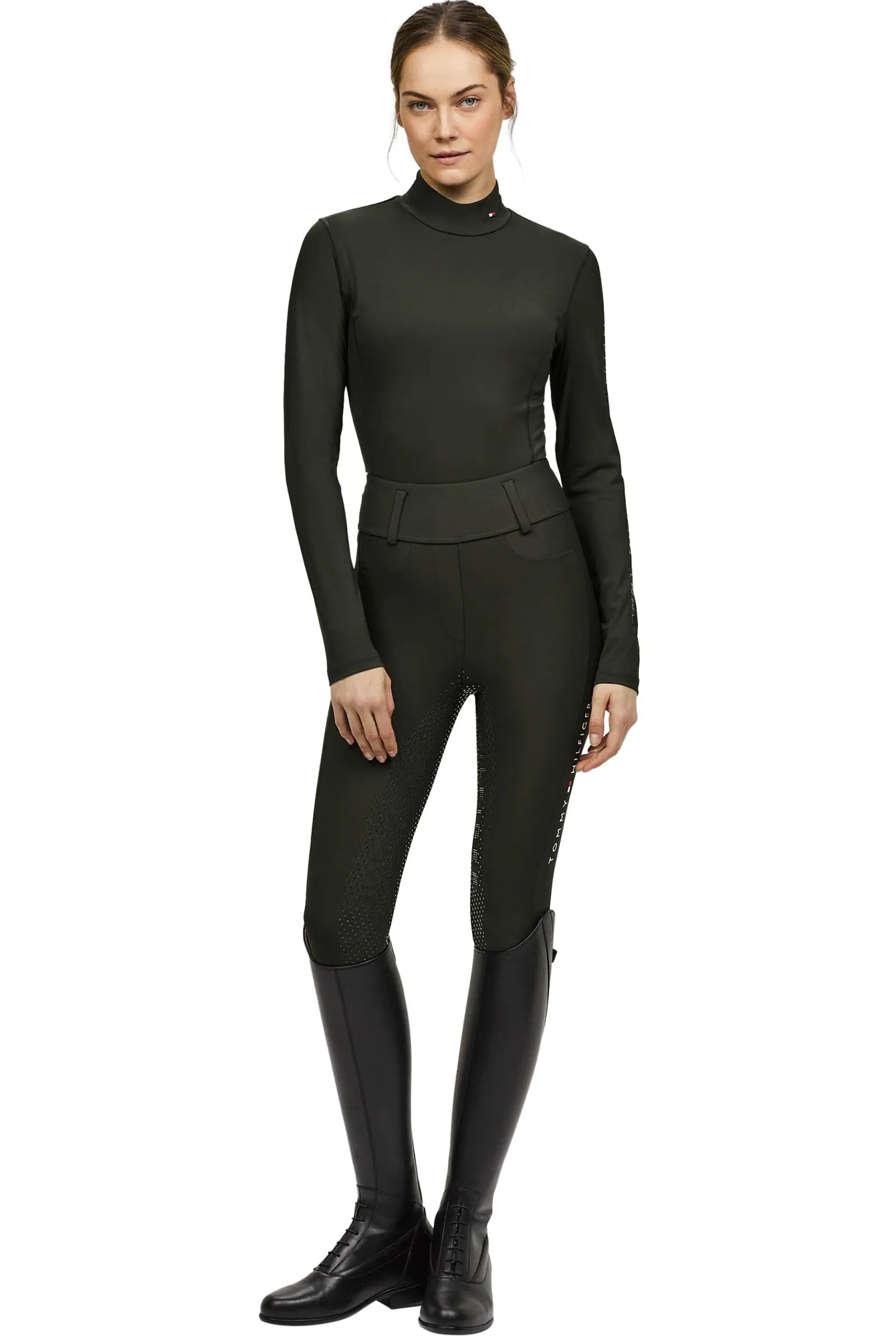 Tommy Hilfiger Equestrian Highland Damen Hybrid-Vollbesatzreithose mit Silikon*Damen Reithose Für Damen Mit Vollbesatz