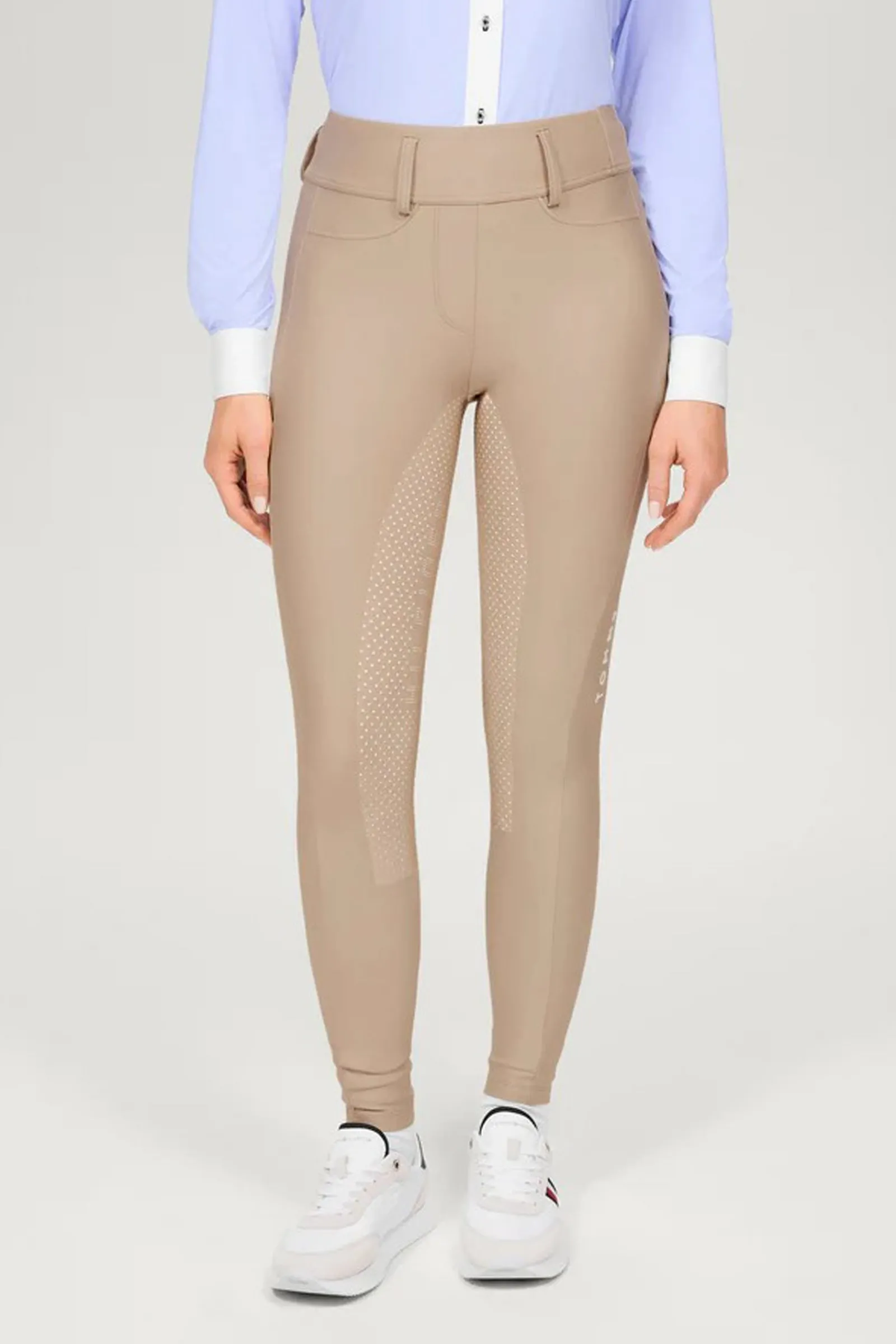 Tommy Hilfiger Equestrian Highland Damen Hybrid-Vollbesatzreithose mit Silikon*Damen Reithose Für Damen Mit Vollbesatz