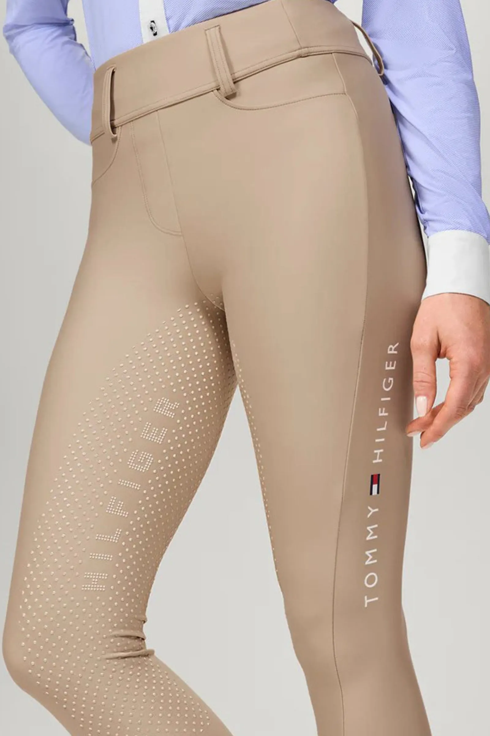 Tommy Hilfiger Equestrian Highland Damen Hybrid-Vollbesatzreithose mit Silikon*Damen Reithose Für Damen Mit Vollbesatz