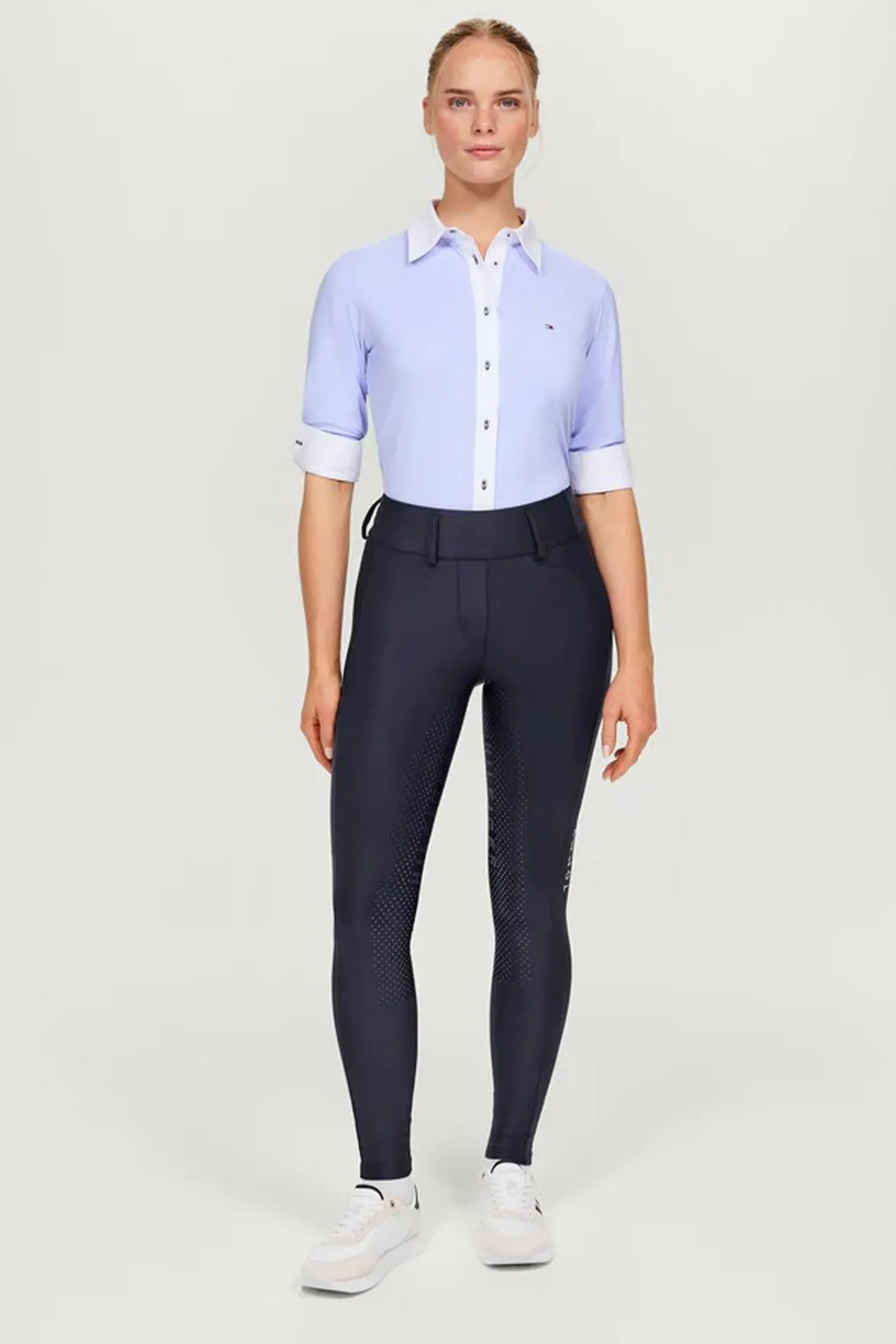 Tommy Hilfiger Equestrian Highland Damen Hybrid-Vollbesatzreithose mit Silikon*Damen Reithose Für Damen Mit Vollbesatz