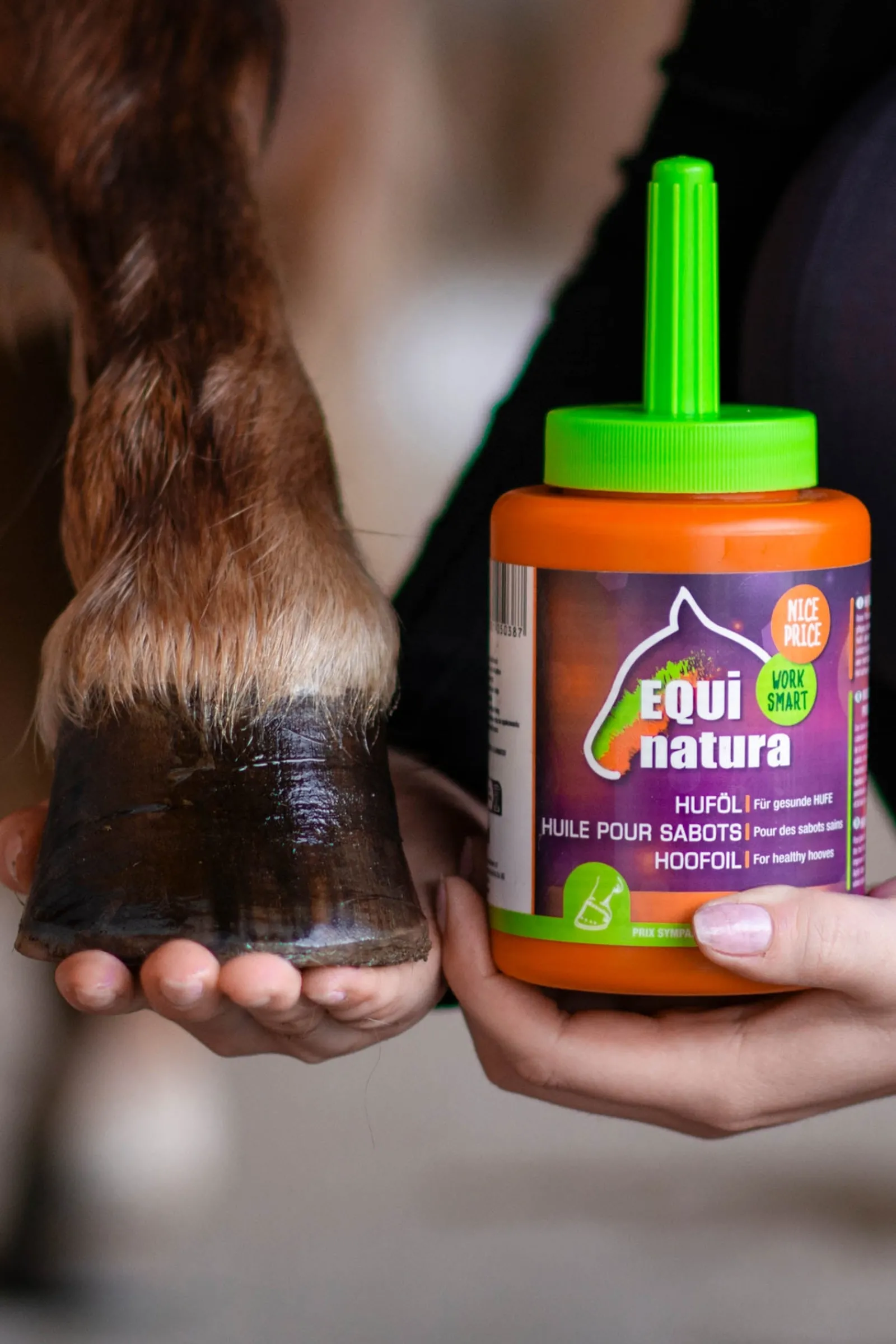 Equinatura Huföl mit Pinsel, 450 ml* Hufpflege