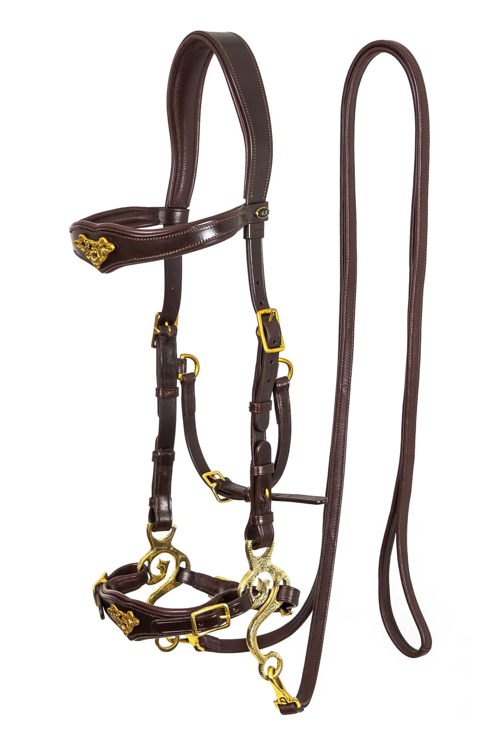 F.R.A. Freedom Riding Articles Imperial Hackamore Zaum mit Zügeln (System 2)* Trensen & Nasenriemen
