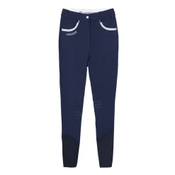 Harcour Jaltika Reithose mit Kniebesatz für Damen mit Fix Grip*Damen Reithose Für Damen Mit Vollbesatz
