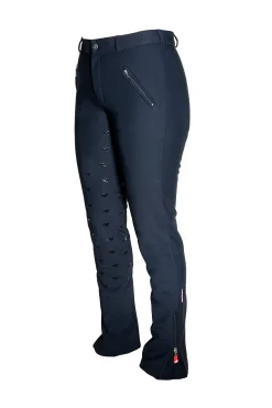 Karlslund Jökull Damen Jodhpur Reithose aus Softshell mit Silikon Grip*Damen Jodhpurreithose Für Damen