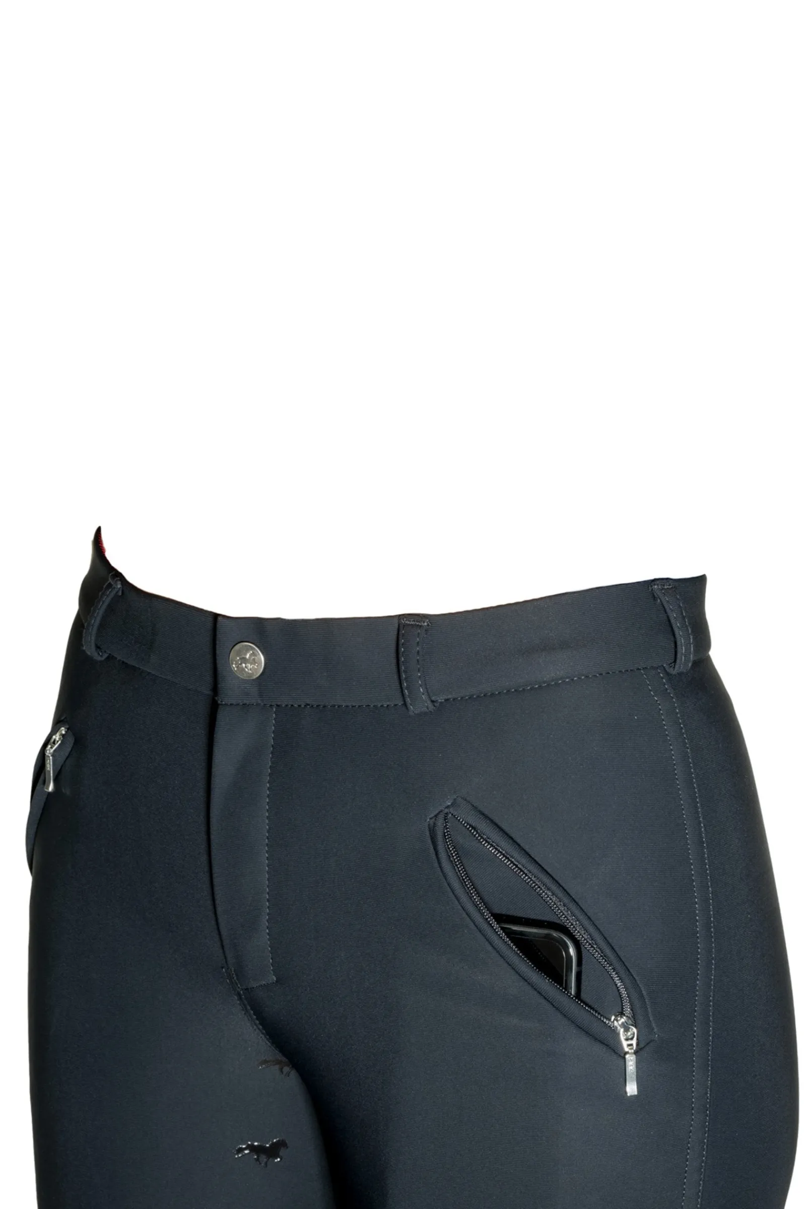 Karlslund Jökull Damen Jodhpur Reithose aus Softshell mit Silikon Grip*Damen Jodhpurreithose Für Damen