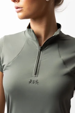 B Vertigo Joelle Damen-Trainingsshirt mit kurzen Ärmeln, UPF 40+*Damen Shirts & Polos Für Damen