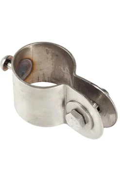 Finntack Klemmschelle aus Edelstahl, mit Bolzen, für 38mm Schaft* Trab- Und Rennsportausrüstung