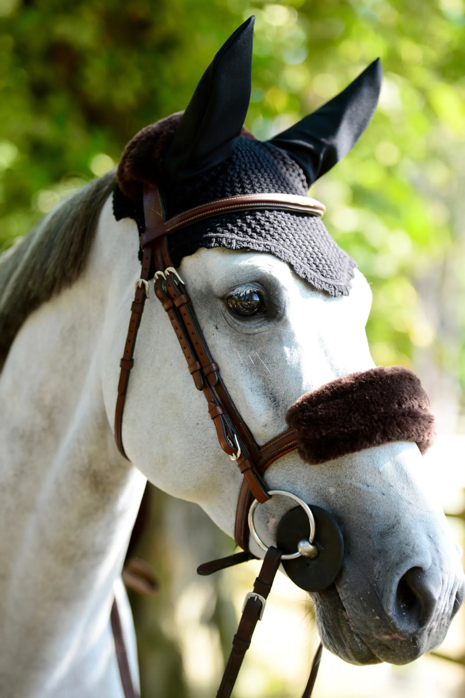 Kentucky Horsewear Lammfell Überzug für den Nasenriemen* Trensen-Zubehör