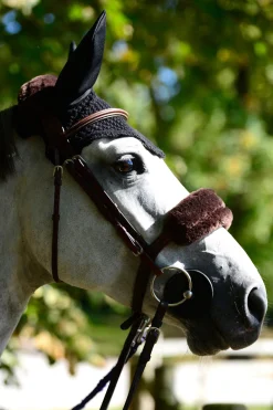 Kentucky Horsewear Lammfell Überzug für den Nasenriemen* Trensen-Zubehör