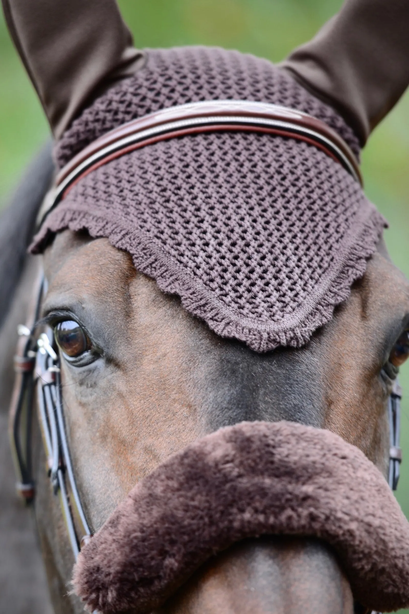 Kentucky Horsewear Lammfell Überzug für den Nasenriemen* Trensen-Zubehör
