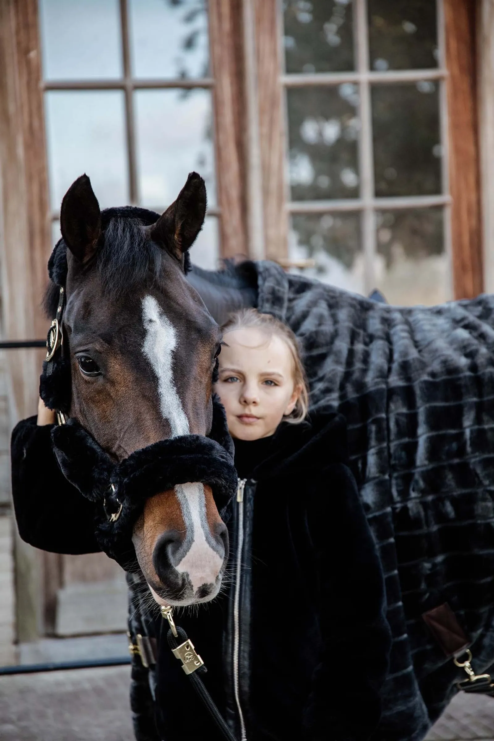 Kentucky Horsewear Lammfell Transport-Halfter* Halfter