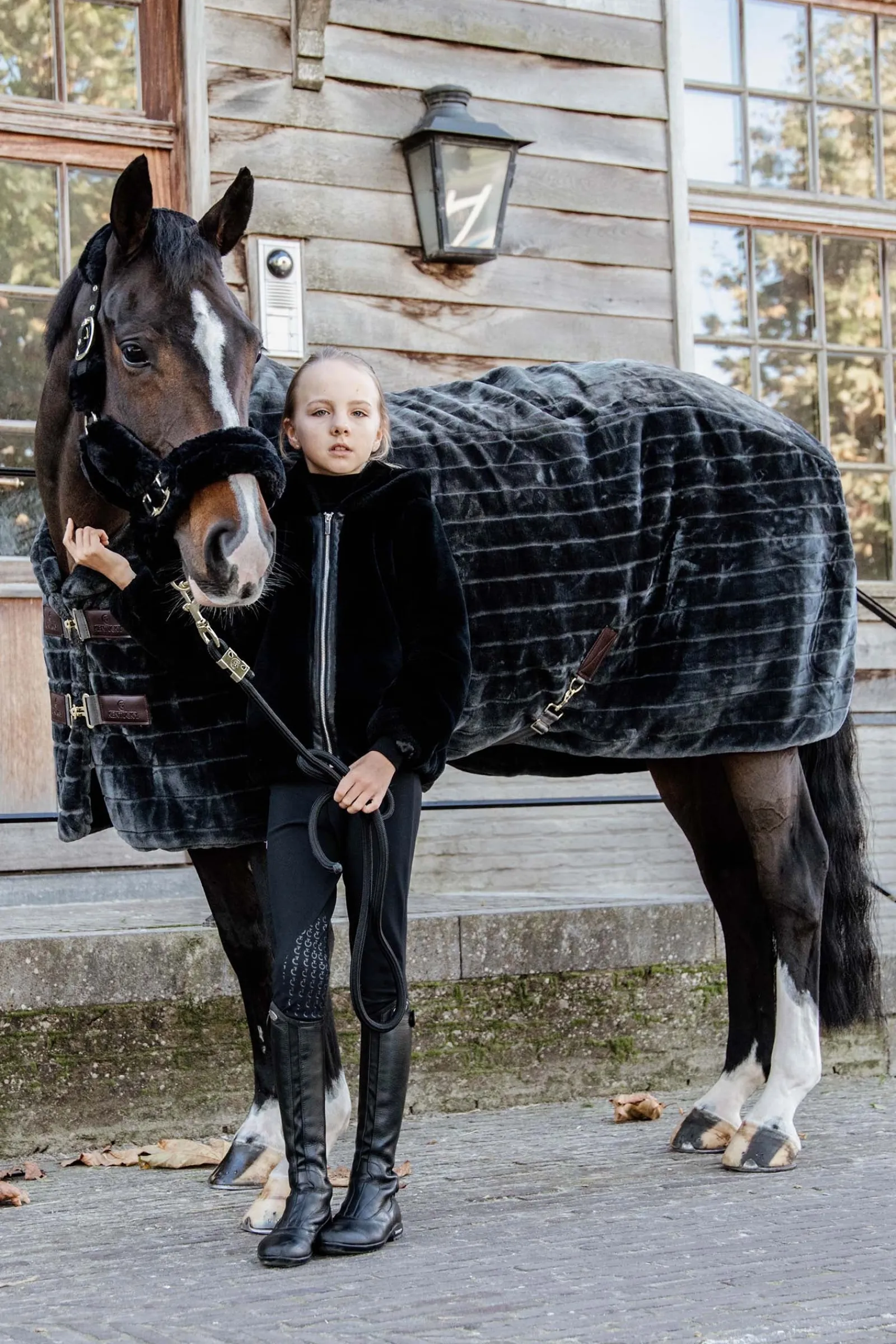 Kentucky Horsewear Lammfell Transport-Halfter* Halfter