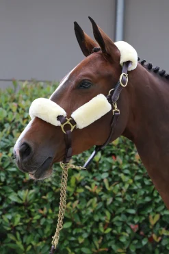 Kentucky Horsewear Lammfell-Set für Halfter, 4-teilig* Halfter