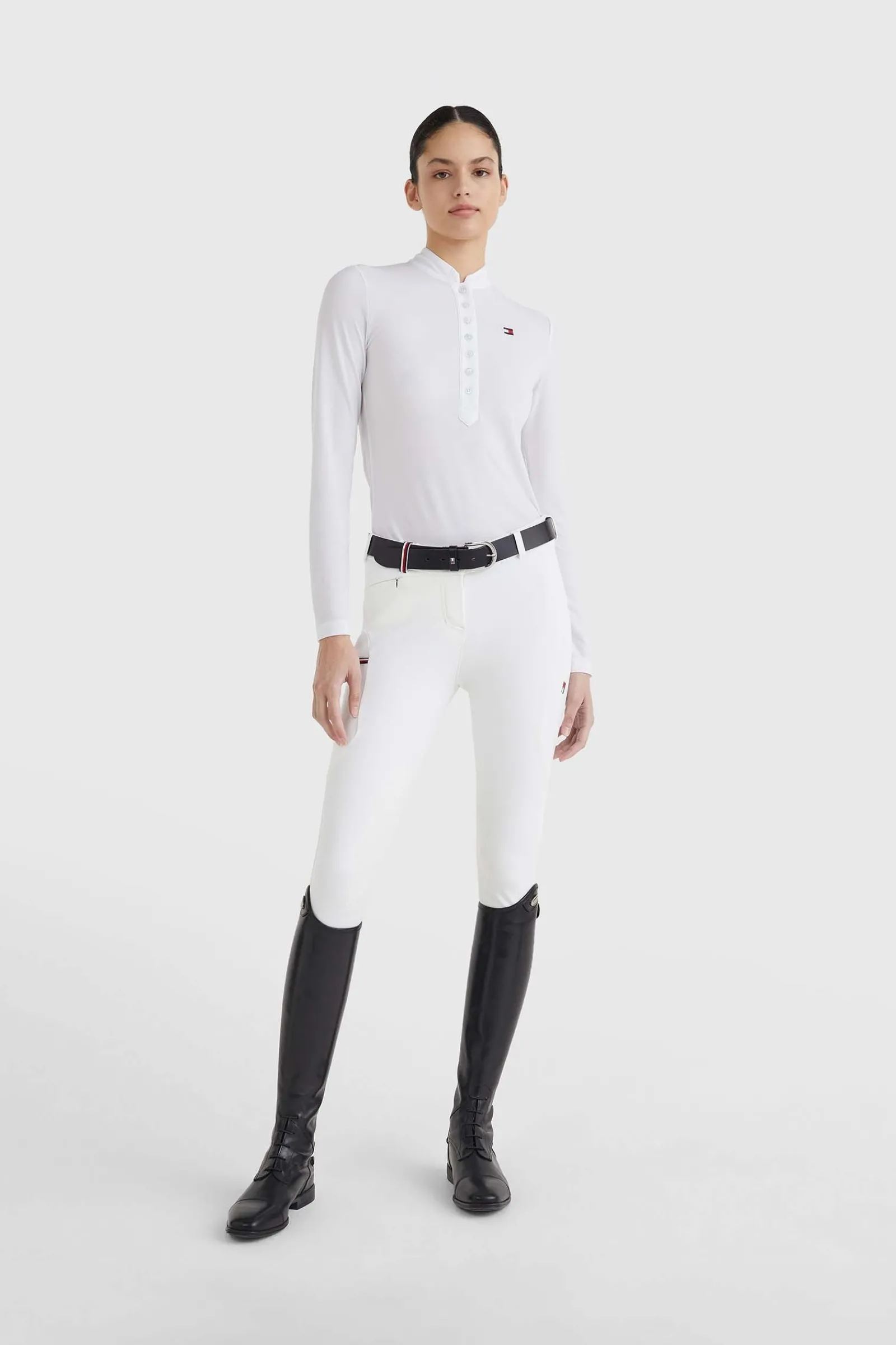 Tommy Hilfiger Equestrian Langarm-Turniershirt*Damen Shirts & Polos Für Damen