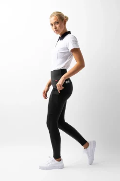 B Vertigo Lara Damen Reitleggings mit Vollbesatz mit hohem Bund*Damen Reitleggings Für Damen