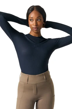 PS of Sweden Leandra L/S Gestreiftes Mesh-Shirt*Damen Shirts & Polos Für Damen