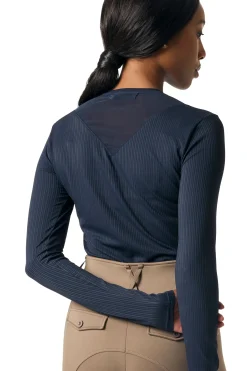 PS of Sweden Leandra L/S Gestreiftes Mesh-Shirt*Damen Shirts & Polos Für Damen