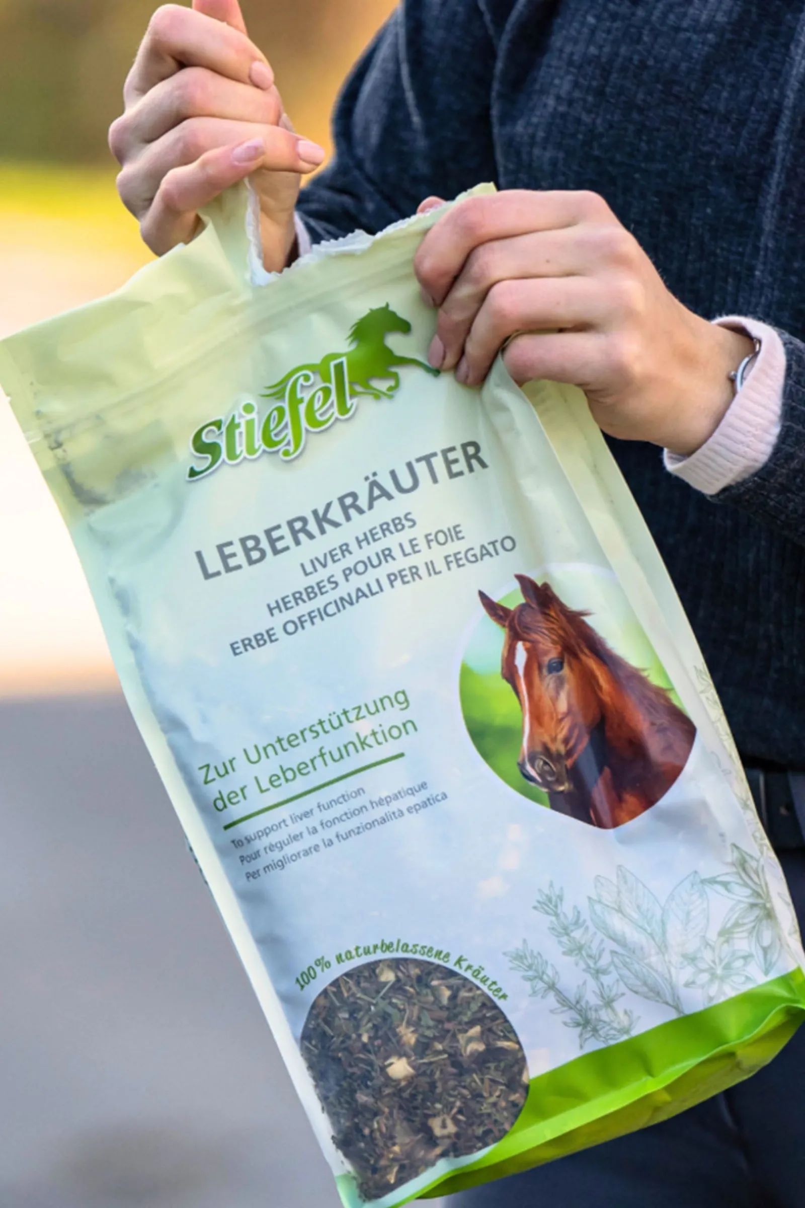 Stiefel Leberkräuter, 1kg* Ergänzungsfuttermittel Für Pferde