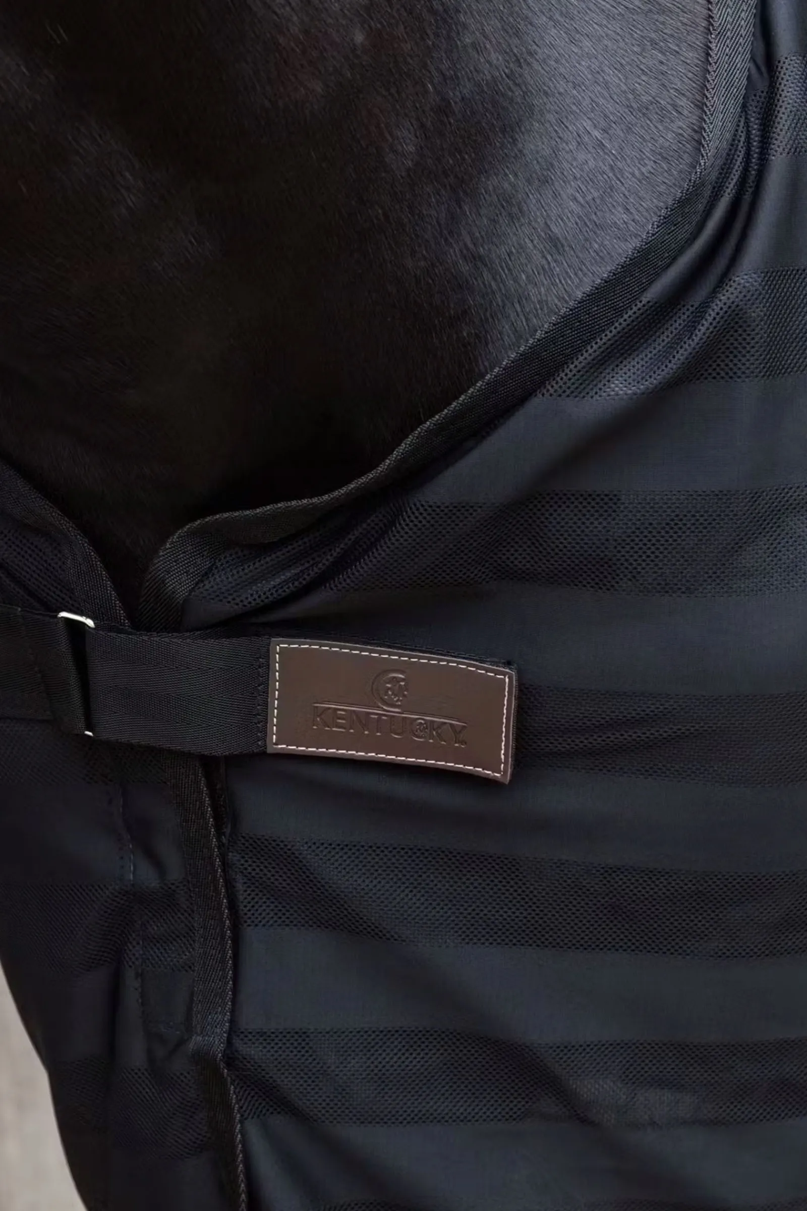 Kentucky Horsewear leichte gestreifte Fliegendecke aus Mesh* Fliegendecken
