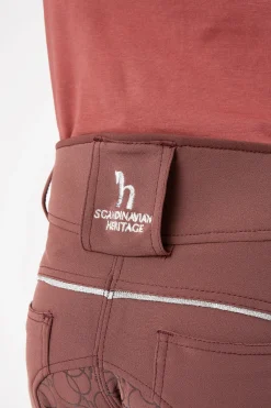 Horze Leighton Teens Vollbesatzreithose mit Silikongrip und Handytasche*Kinder Reithosen Für Kinder
