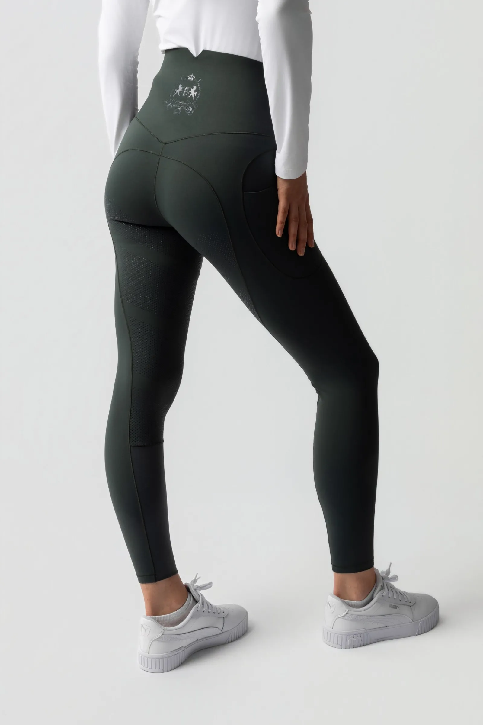 B Vertigo Leonora Damen nahtlose Thermo-Reithosen mit Vollbesatz*Damen Thermoreithosen Und -Reitleggins Für Damen
