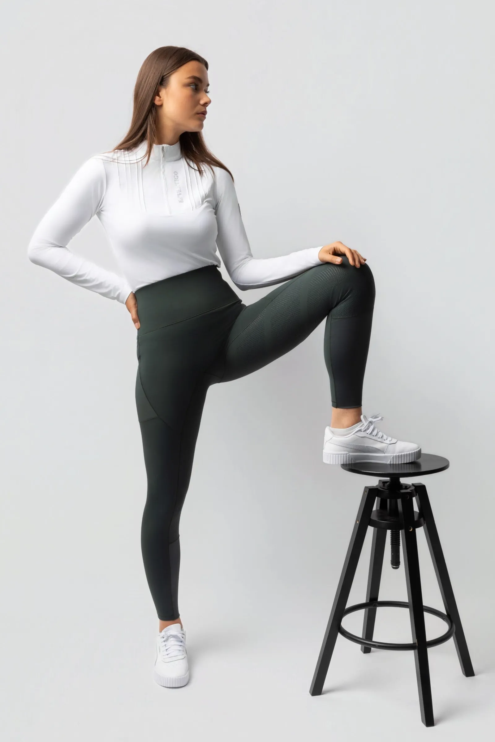B Vertigo Leonora Damen nahtlose Thermo-Reithosen mit Vollbesatz*Damen Thermoreithosen Und -Reitleggins Für Damen
