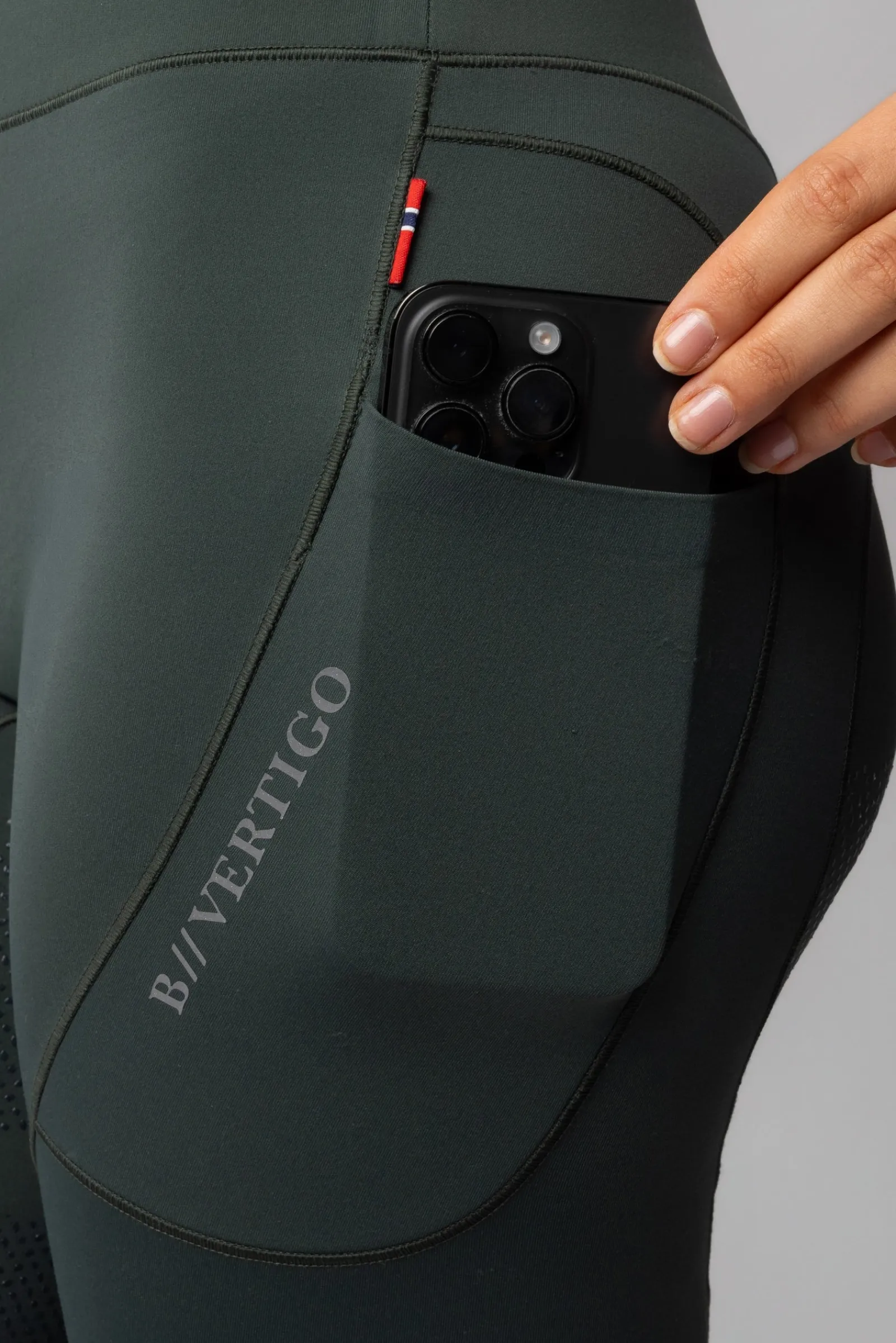 B Vertigo Leonora Damen nahtlose Thermo-Reithosen mit Vollbesatz*Damen Thermoreithosen Und -Reitleggins Für Damen