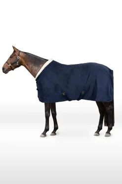 Horze Lincoln Fleecedecke mit Kunstfellkragen* Abschwitzdecken
