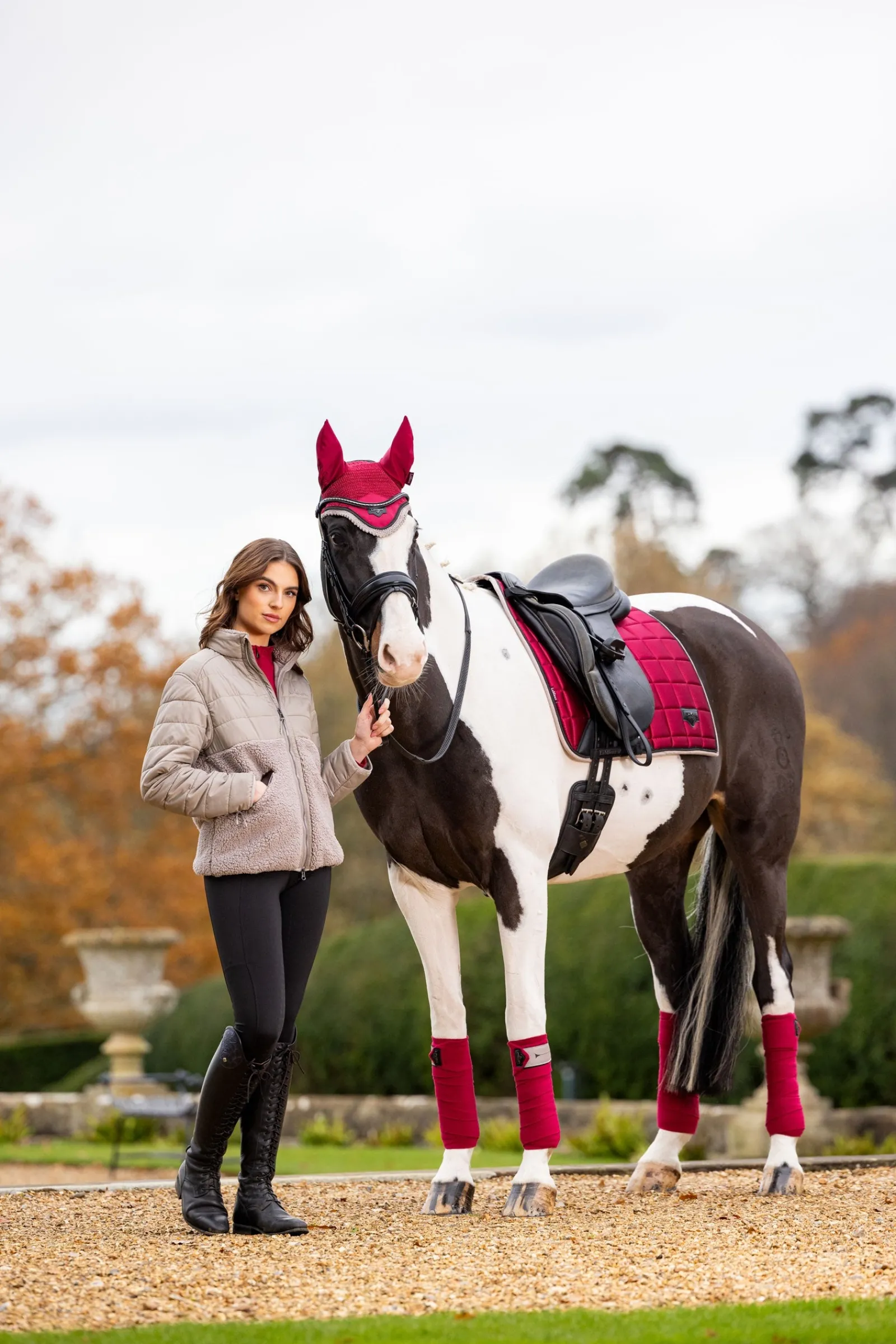 LeMieux Loire Satin Fliegenhaube* Ohrenhauben|Ohrenhauben
