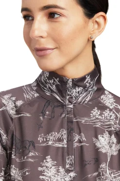Ariat Lowell 2.0 Damen 1/4 Zip Longsleeve Shirt*Damen Shirts & Polos Für Damen