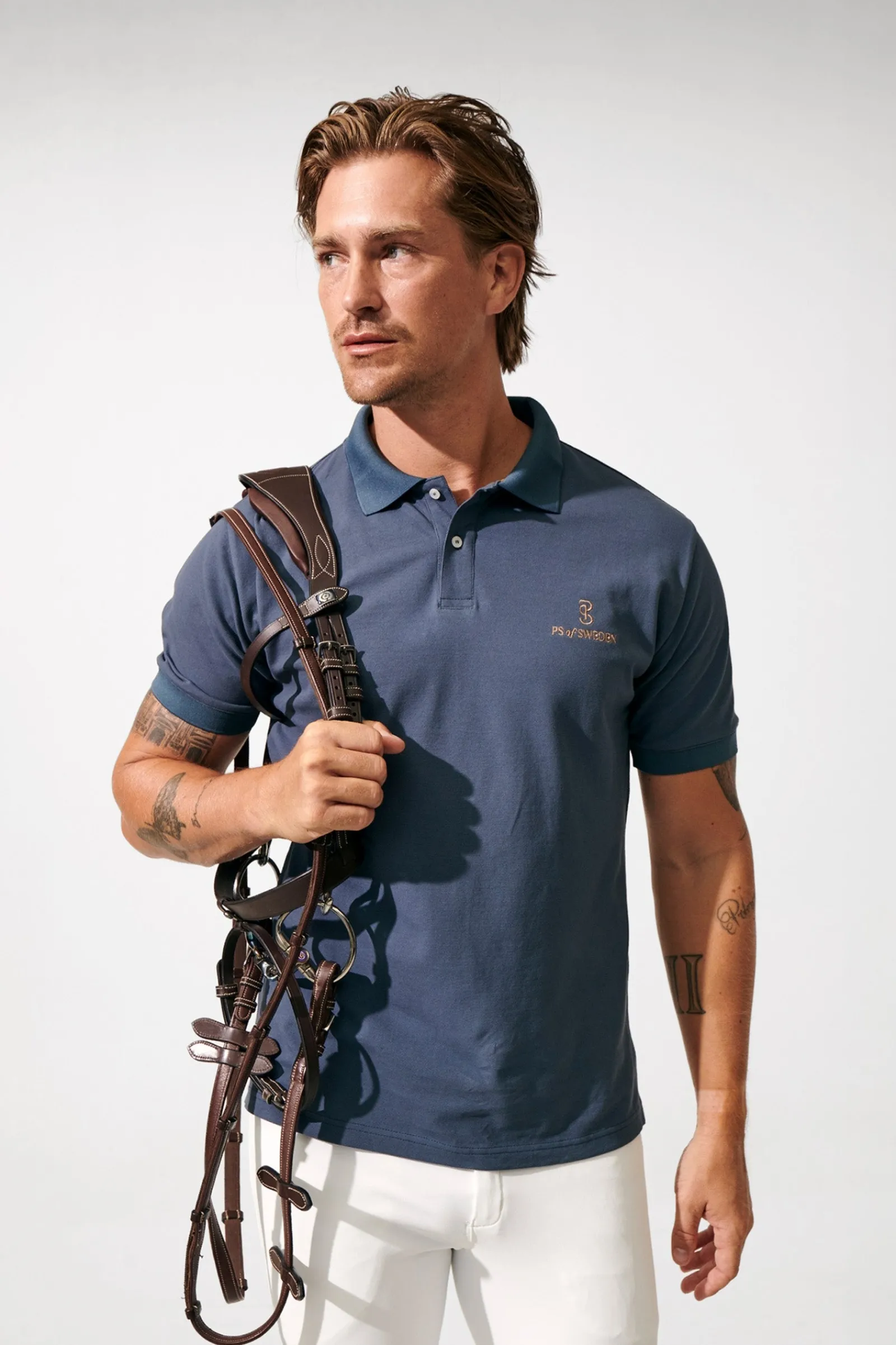 PS of Sweden Lucas Men´s Pique Polo Shirt*Herren Shirts & Polos Für Herren