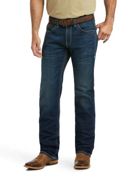 Ariat M5 Straight Stretch Remming Stackable Straight Leg Jeans*Herren Reithosen Für Herren