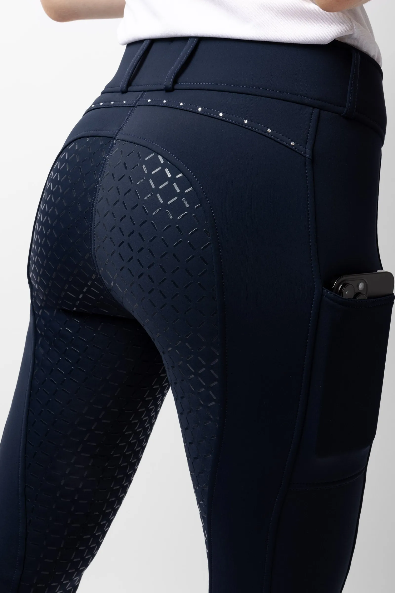 Horze Macy Thermo-Vollbesatzreithose*Damen Reithose Für Damen Mit Vollbesatz