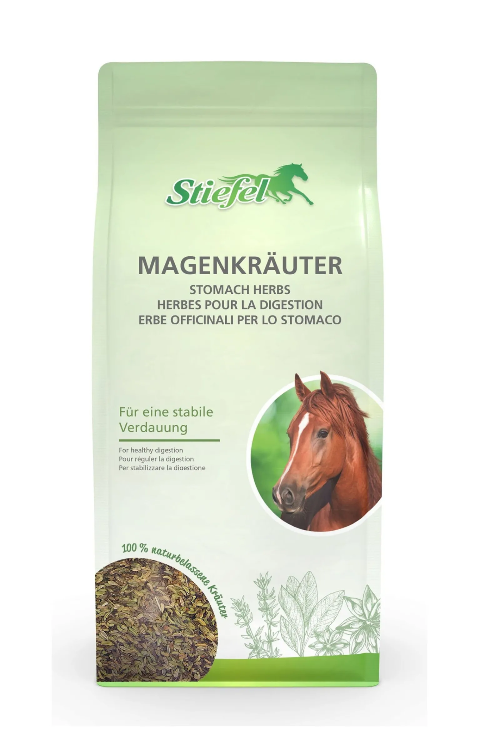 Stiefel Magenkräuter, 1kg* Ergänzungsfuttermittel Für Pferde