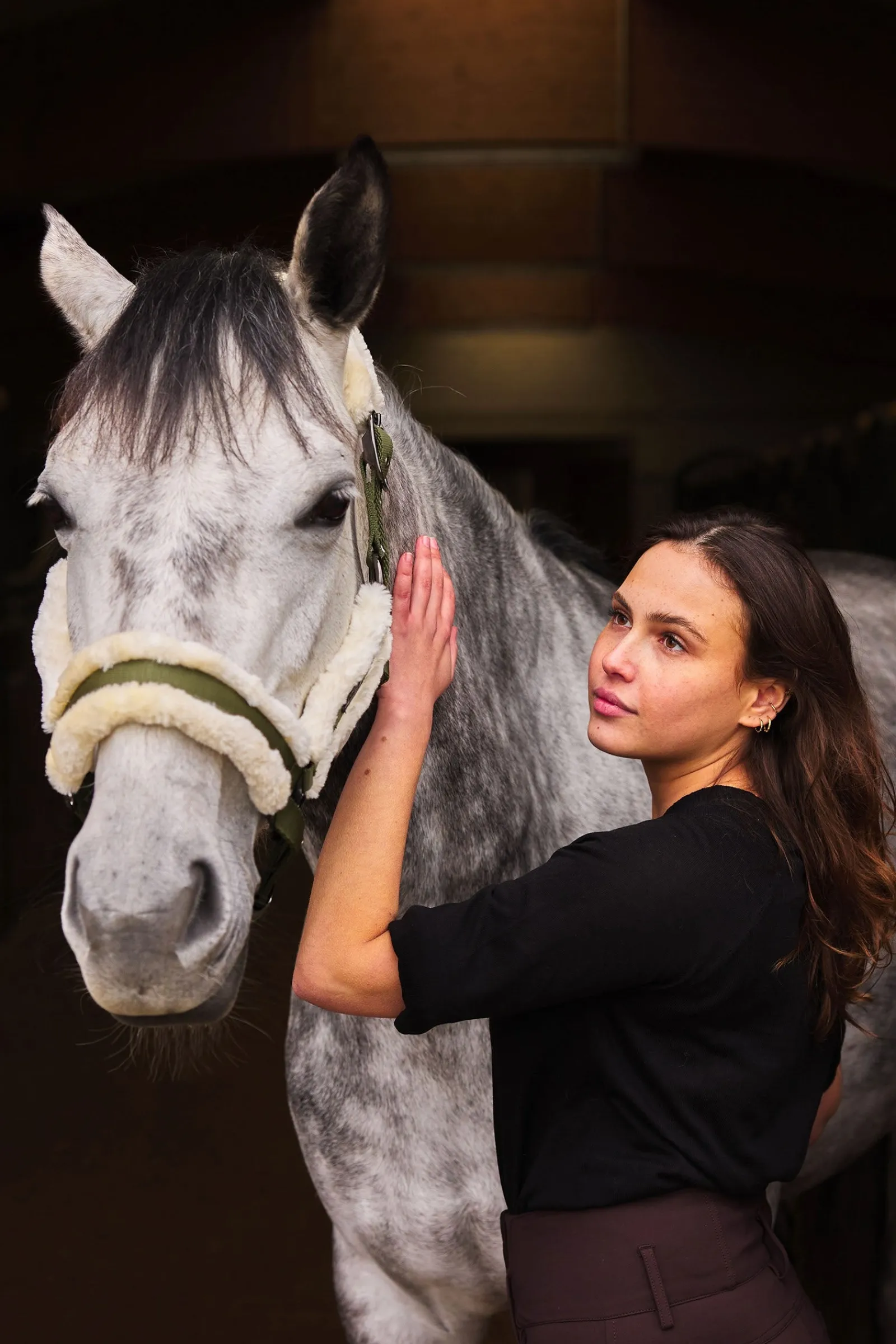 Horze Marquess Halfter mit Kunstfellfutter* Halfter