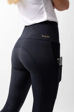 Horze Mathilde Funktions Reitleggings mit Vollbesatz*Damen Reitleggings Für Damen