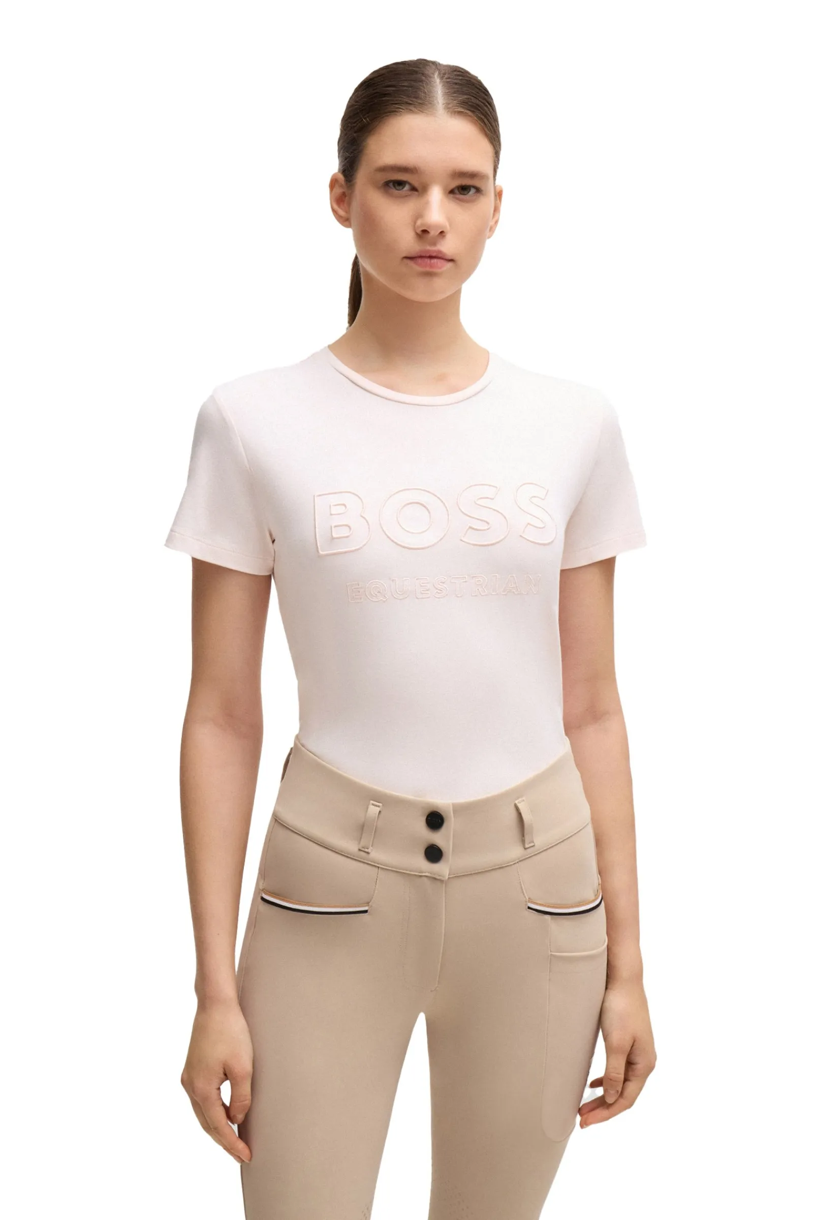 Boss Maya Damen-T-Shirt mit Stickerei*Damen Shirts & Polos Für Damen