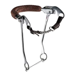 Sprenger Mechanisches Hackamore mit Kinnkette und Edelstahl-Seitenteilen, 35cm* Hackamores