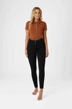 Horze Mia Damen Winterreithose mit Vollbesatz und Silikon Grip*Damen Thermoreithosen Und -Reitleggins Für Damen