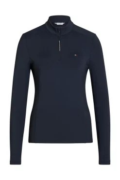 Tommy Hilfiger Equestrian Milo Women´s 1/4 zip Baselayer*Damen Shirts & Polos Für Damen