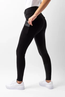 Horze Mira Damen Reithose mit Vollbesatz und hohem Bund*Damen Reithose Für Damen Mit Vollbesatz