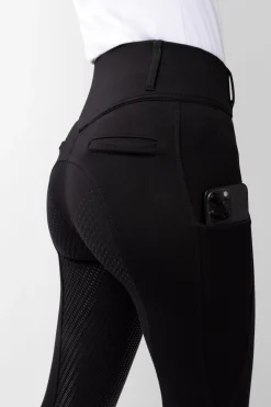 Horze Mira Damen Reithose mit Vollbesatz und hohem Bund*Damen Reithose Für Damen Mit Vollbesatz