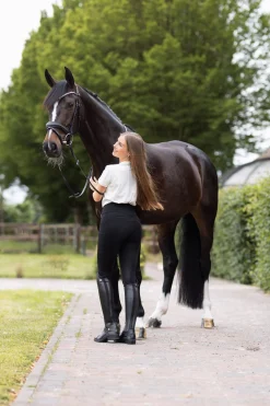 Horze Mira Damen Reithose mit Vollbesatz und hohem Bund*Damen Reithose Für Damen Mit Vollbesatz