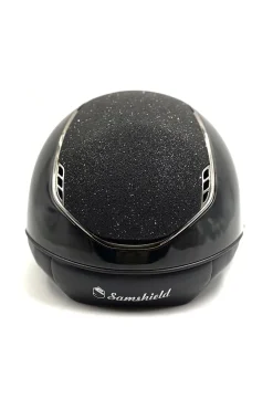 Samshield Miss Shield Glossy mit Crystal-Stoff 2.0* Reithelme
