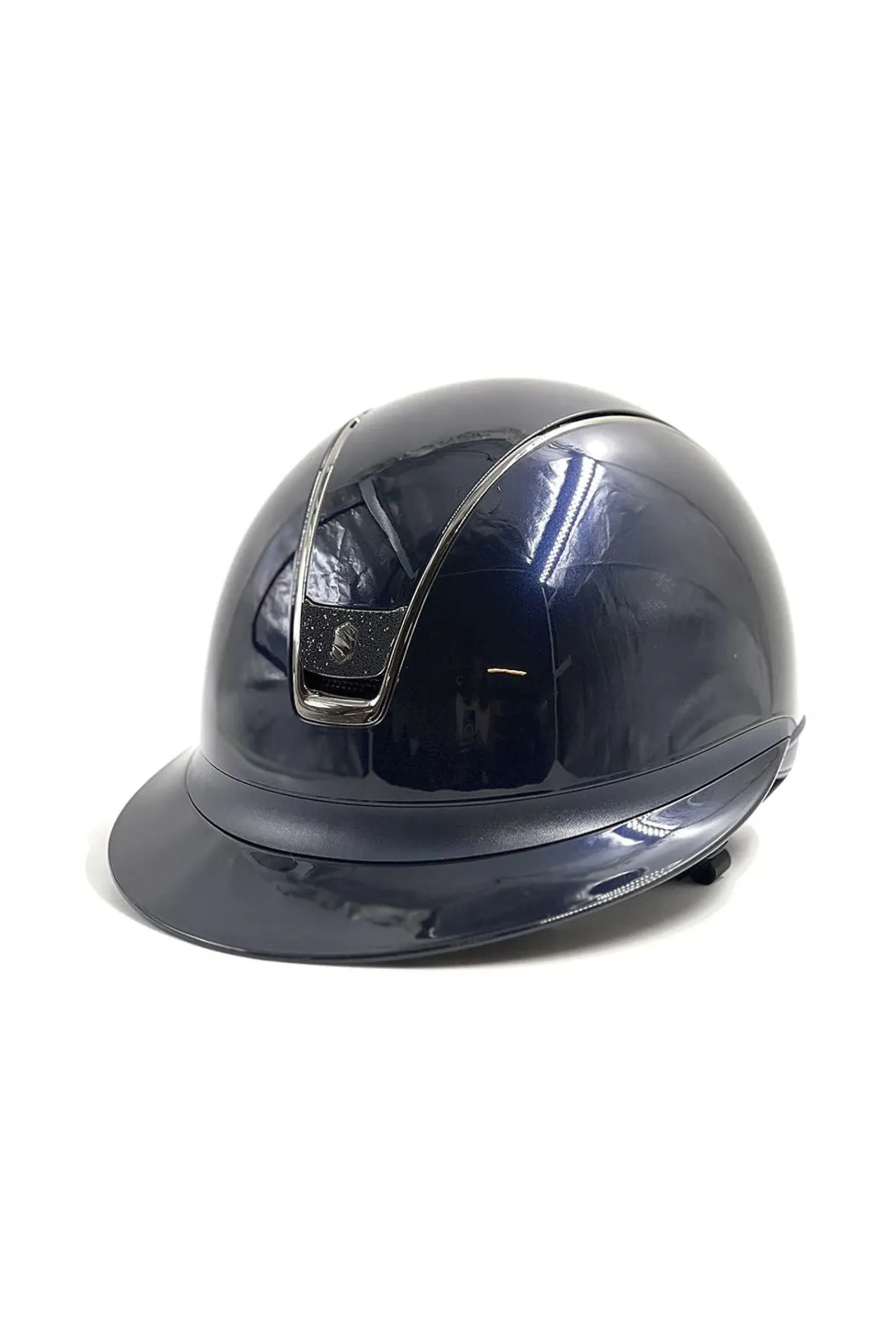 Samshield Miss Shield Glossy mit schwarzem Kristallwappen 2.0* Reithelme